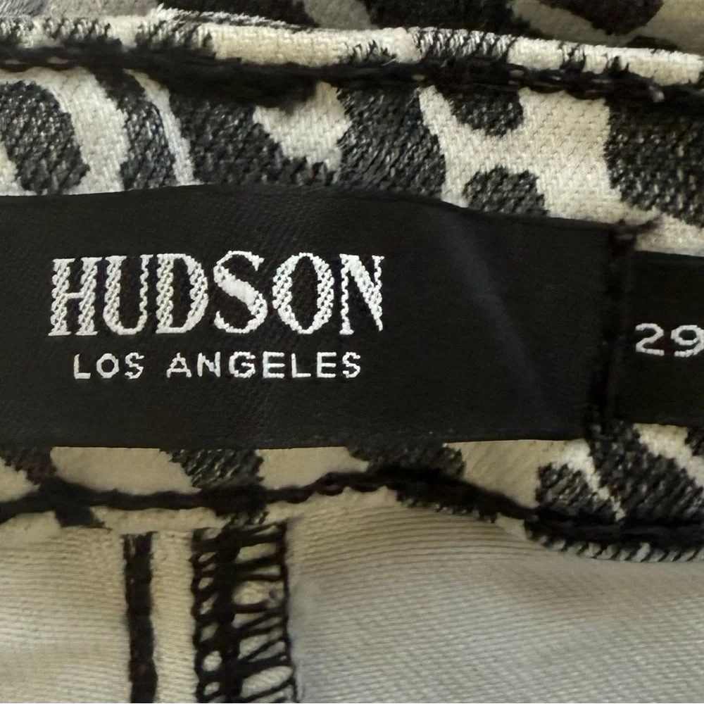 Hudson Barbara Super Skinny Animal Print Jeans‎ 29